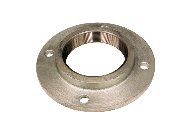FLANGE TABLE D SCREWED GALV BSPT 6 INCH - BLACK 